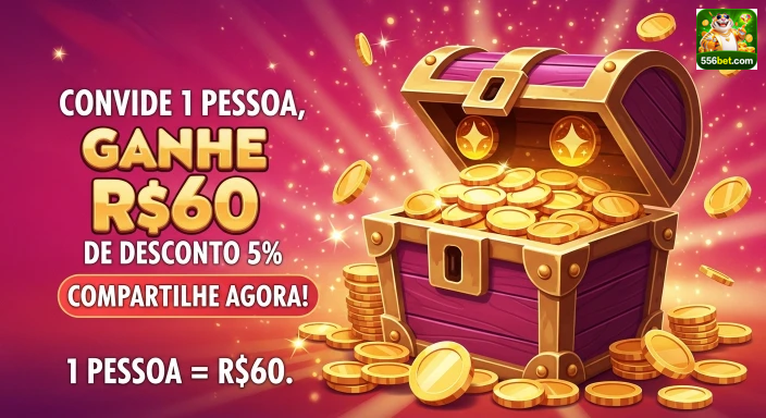 556bet — módulo dedicado a promoções ativas, com hierarquia visual clara, pensado para atrair o primeiro clique do